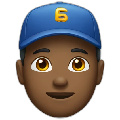 man wear cap emoji