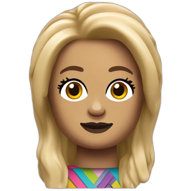 Trans LEGO minifigure emoji