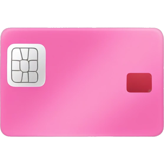 pink credit card emoji