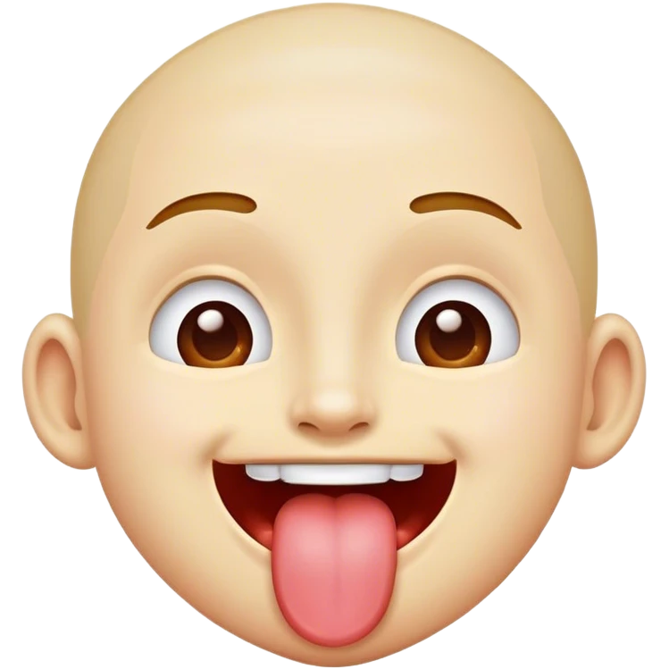 Cara sonriente con la lengua de fuera emoji