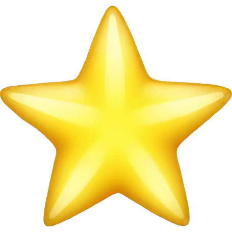 yellow shining star emoji