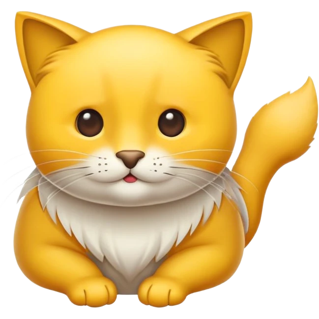 Кот летит вокруг луны emoji
