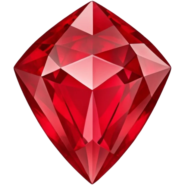 Red diamond carved on its front "RED" emoji