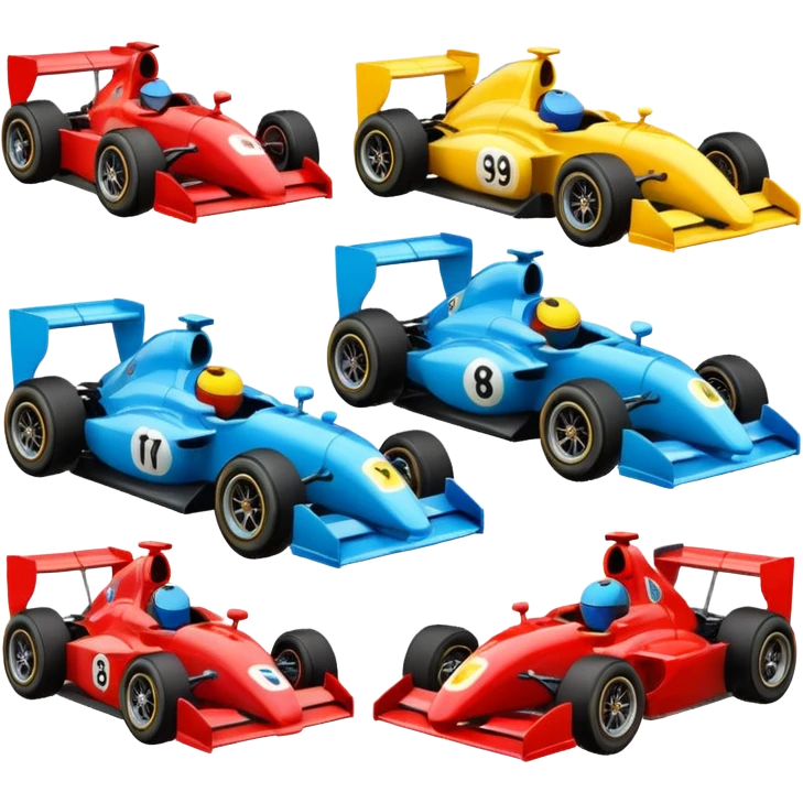 racing car emojis emoji