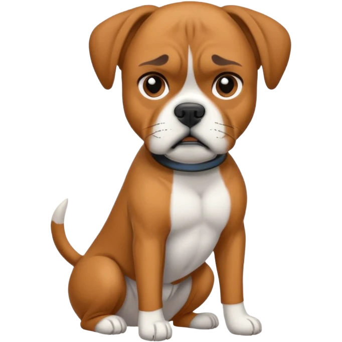 Boxer dog emoji