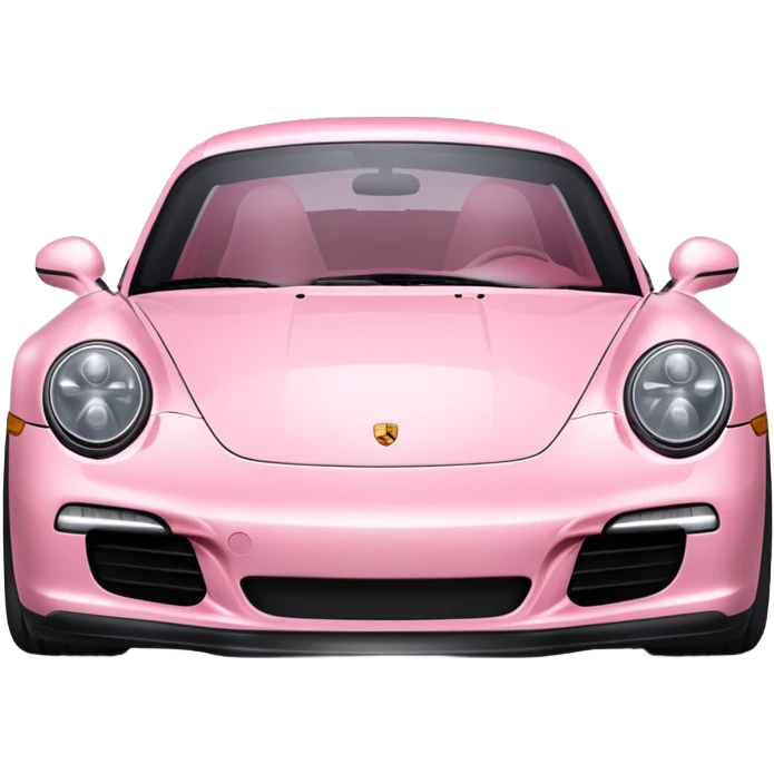 Light pink Porsche  emoji