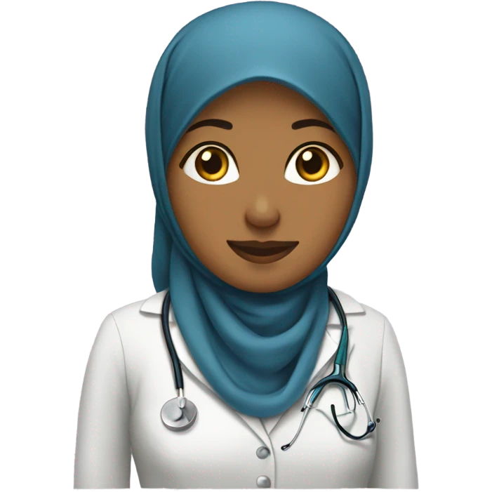 hijabi dr cardiology emoji