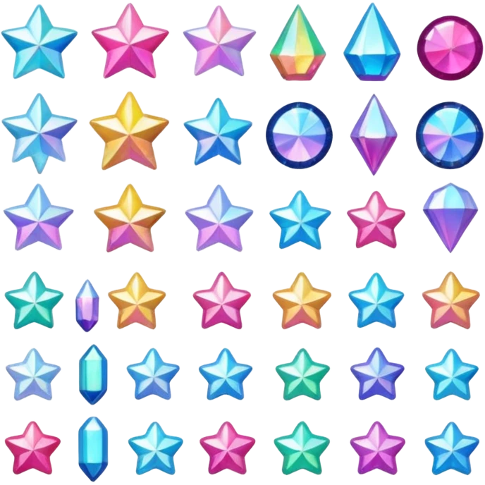 Fancy stickers glamur emoji