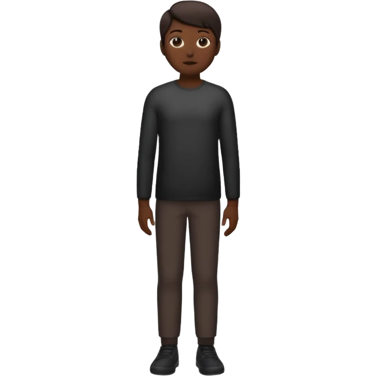 mas silohuette standing emoji