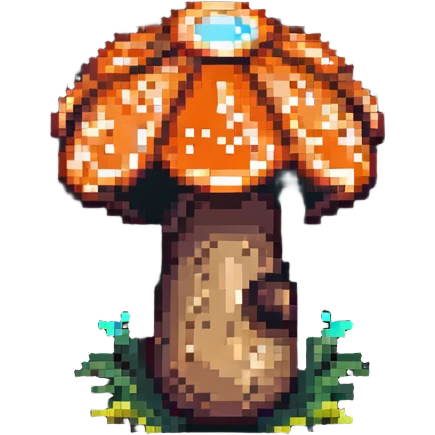 glowing mushroom emoji