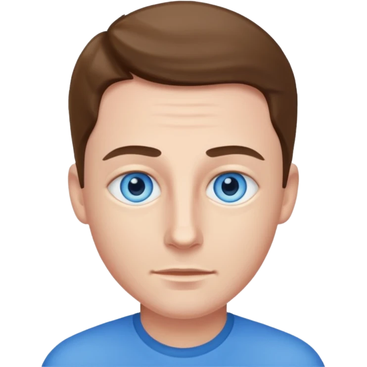 John Hendy with blue eyes emoji