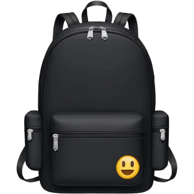 black backpack emoji