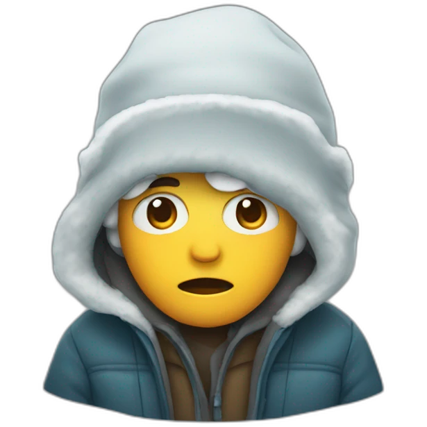 person who is cold emoji