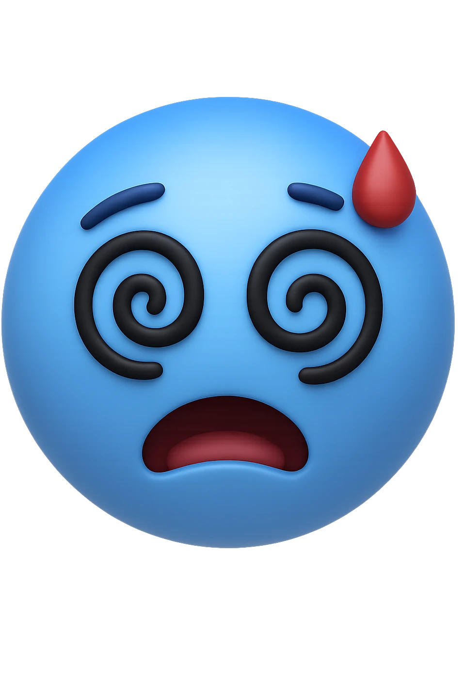 emoji 3d stile iphone con pressione sanguigna bassa 3d emoji