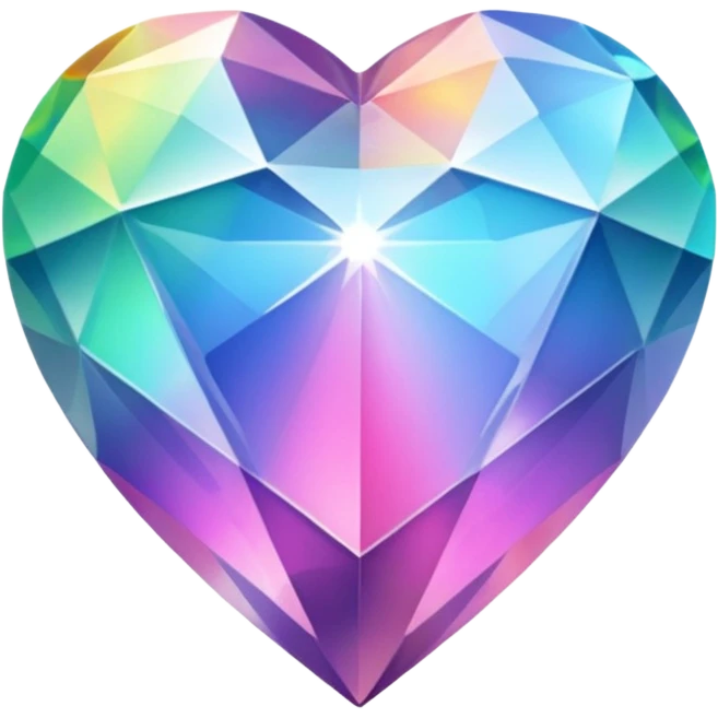 heart prism emoji