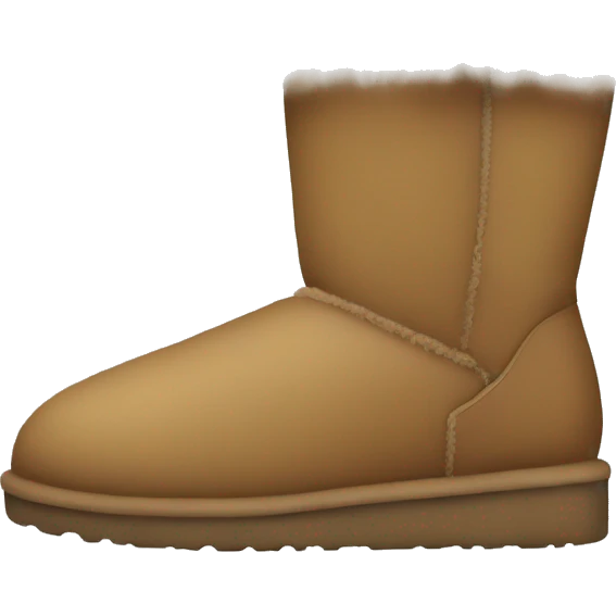 Fluffy ugg boot emoji