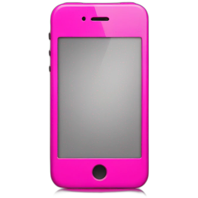 hot pink iphone emoji