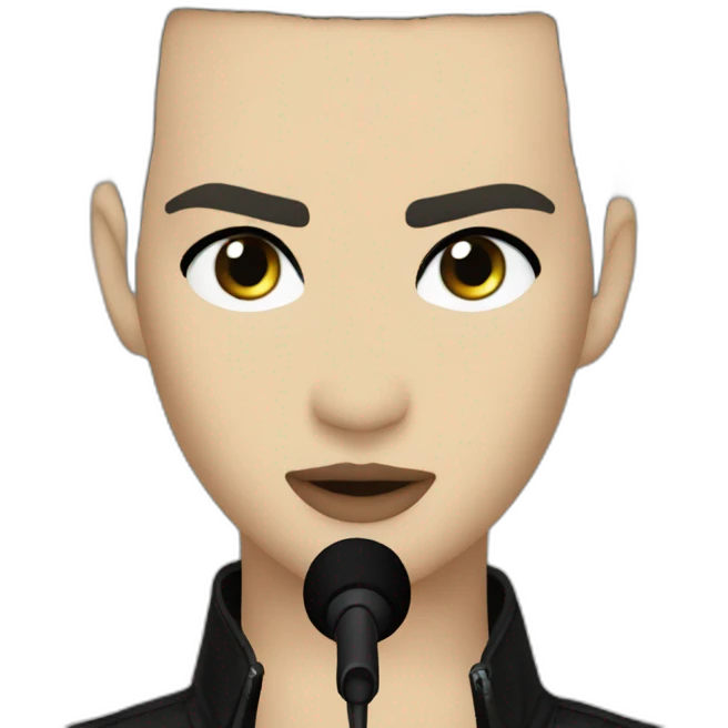 bill kaulitz, singing, blonde, close up emoji