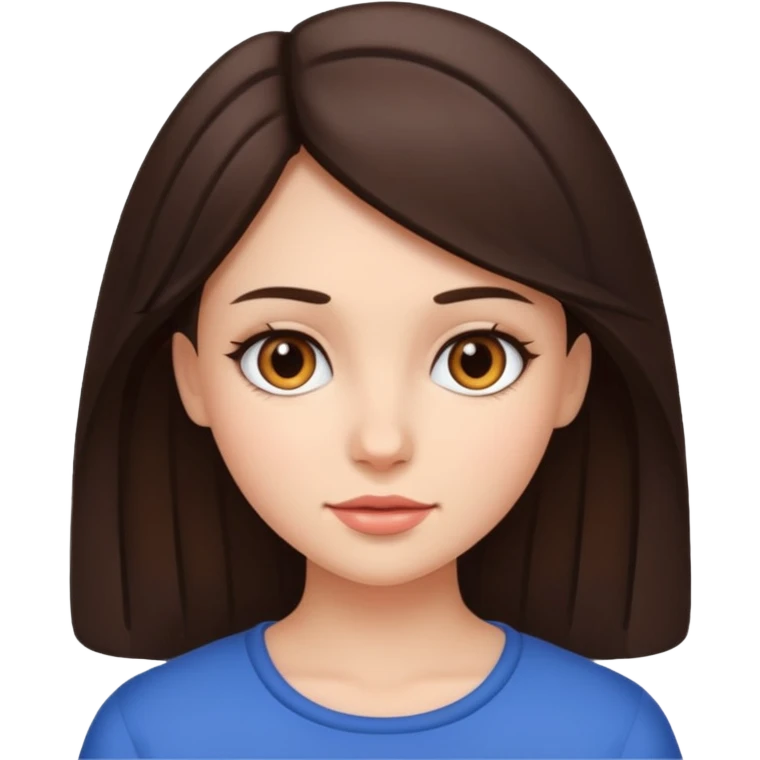 brunette girl doi emoji