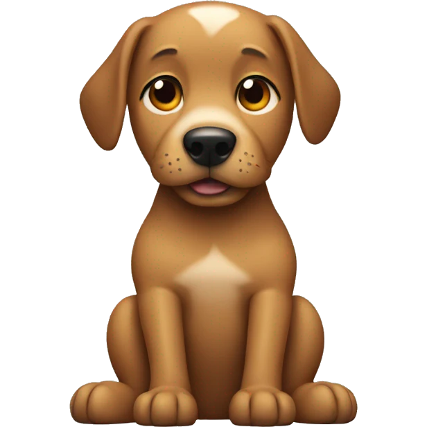 Dog with nails emoji