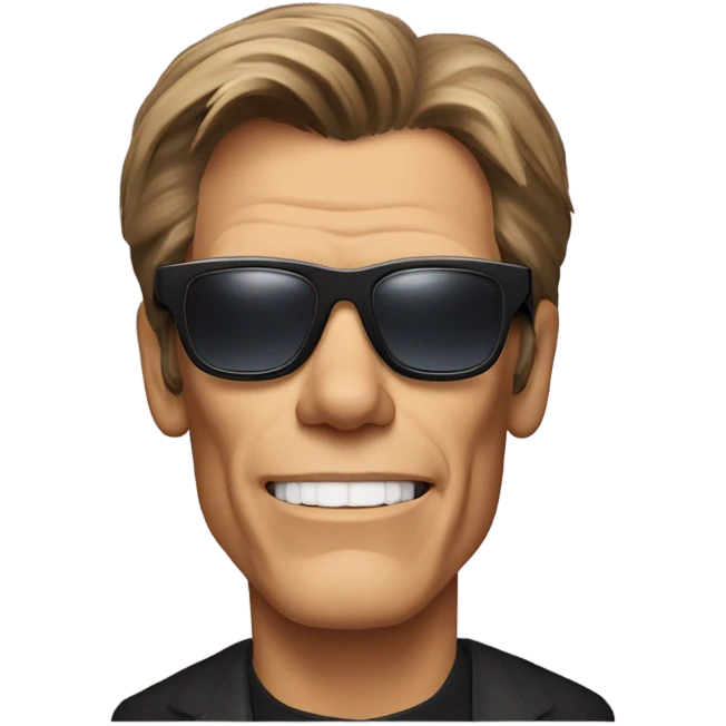 Kevin bacon with sunglasses  emoji