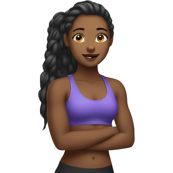 girl in the gym emoji
