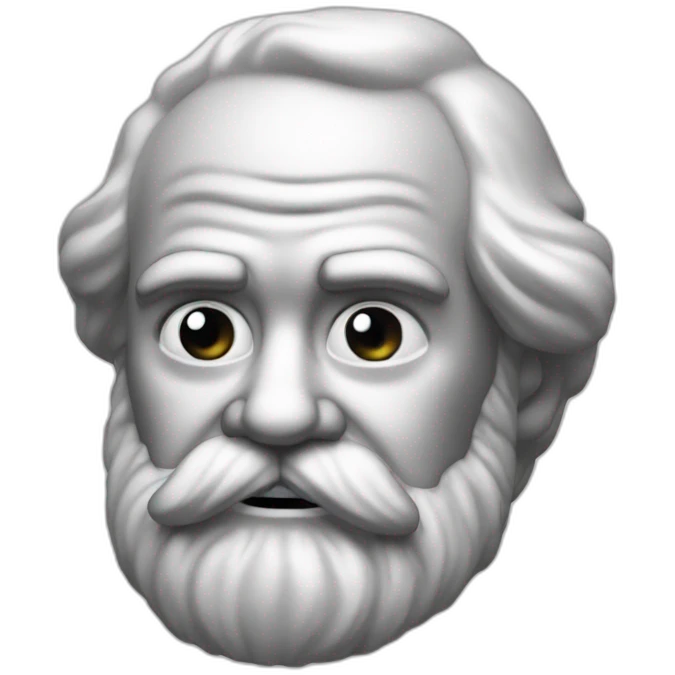 Marx scratching head emoji