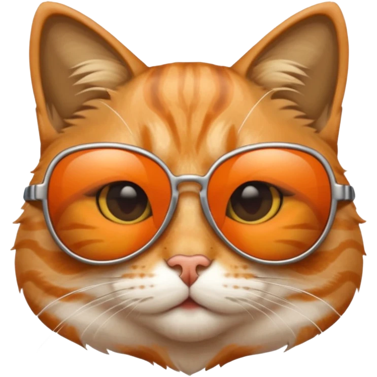 Cat wearing sunglasses emoji