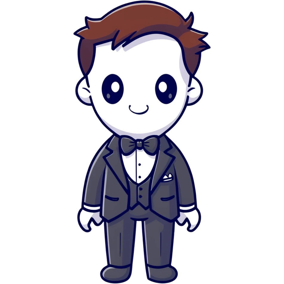 spider in a tuxedo emoji