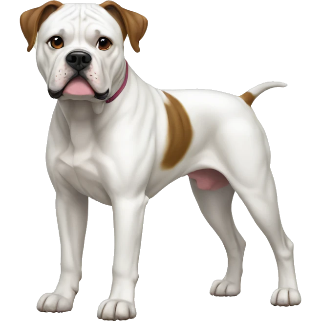 American Bulldog Dog Breed Full Body emoji