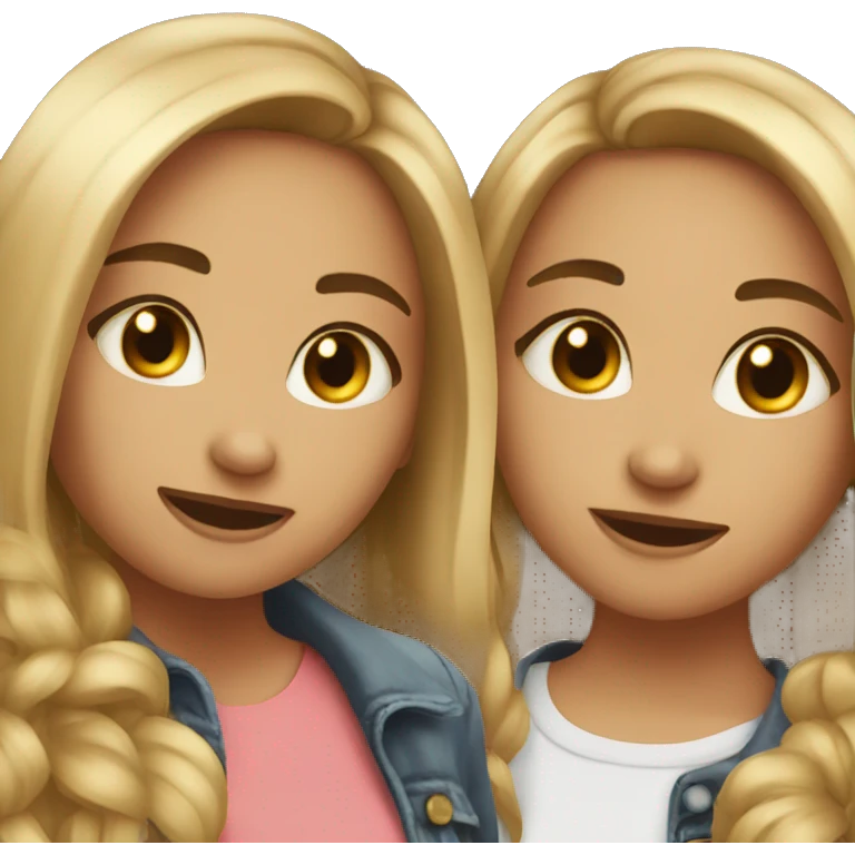 2 girls bestfriends emoji