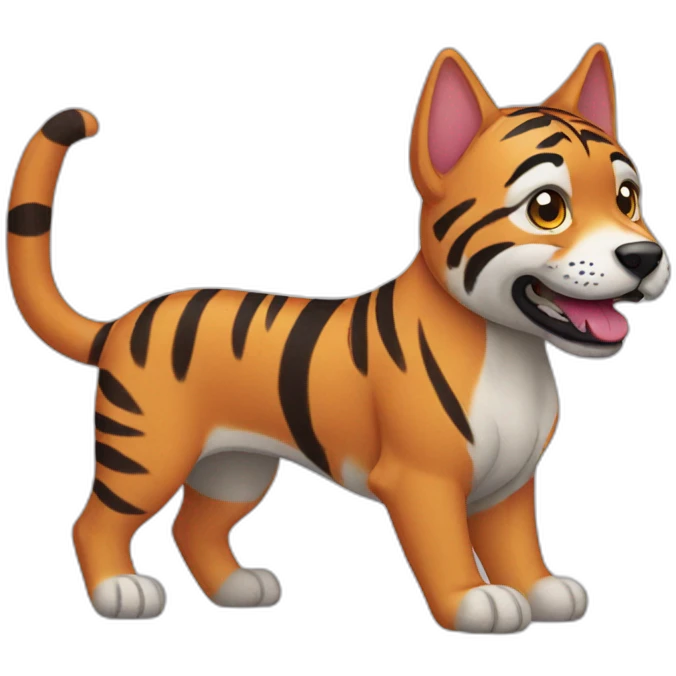 tiger dog emoji