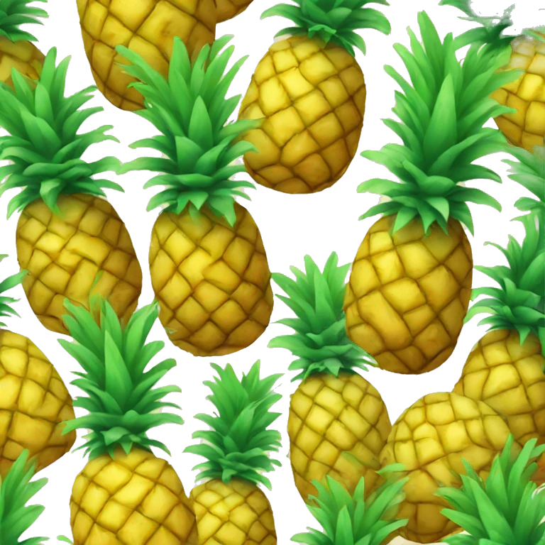 festive pineapple emoji