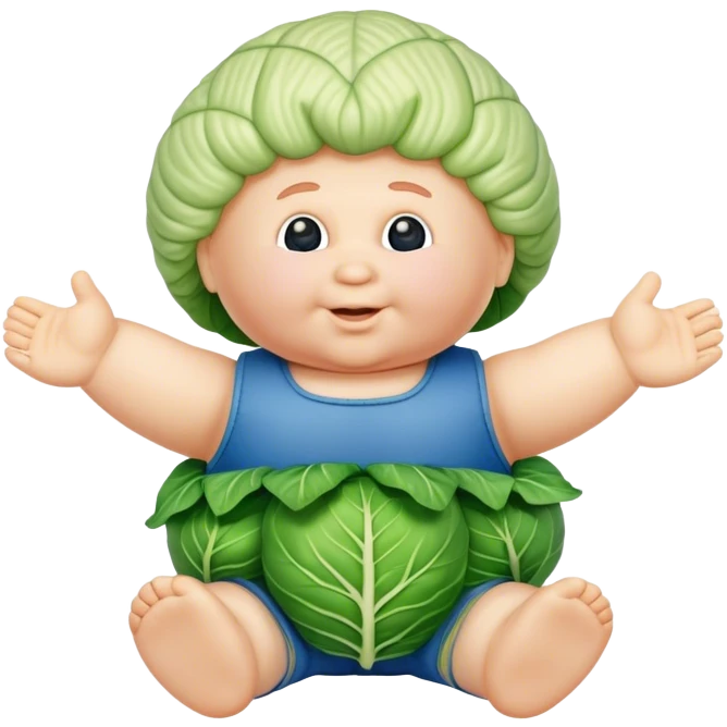 cabbage patch doll emoji