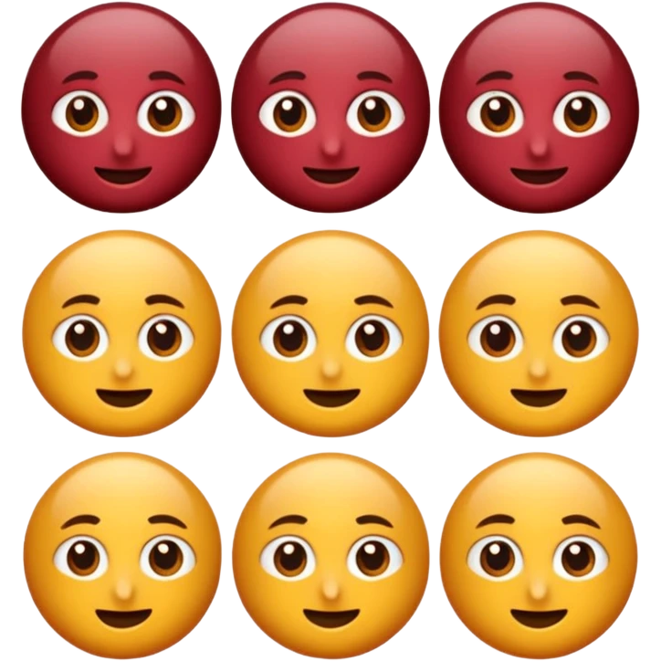bordo kurdele koyu renk emoji