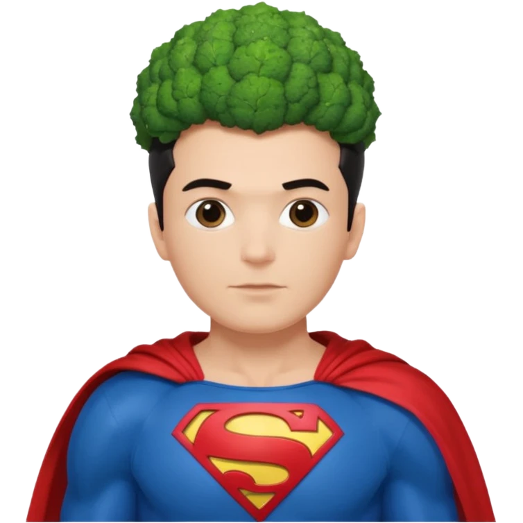 brocoli superman emoji