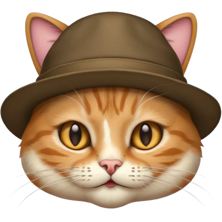 Cat in a hat emoji