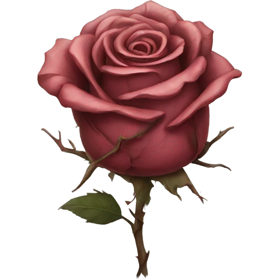 Withered rose emoji