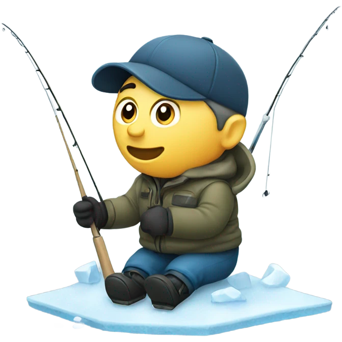 Ice fishing emoji
