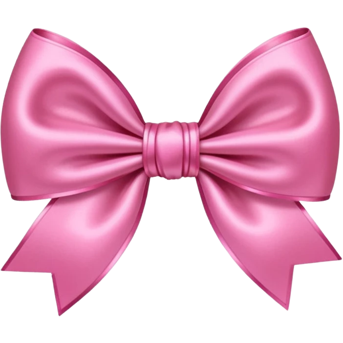 Can you make a pink miney bow  emoji