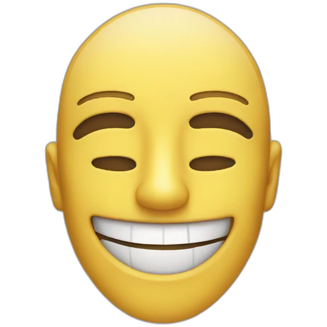 Smile mask emoji