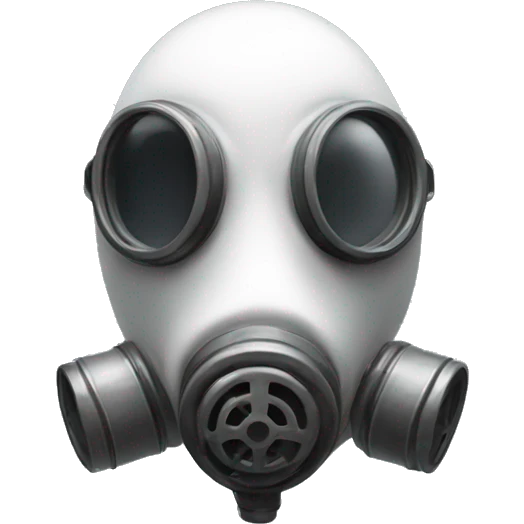 blob-face with gasmask emoji