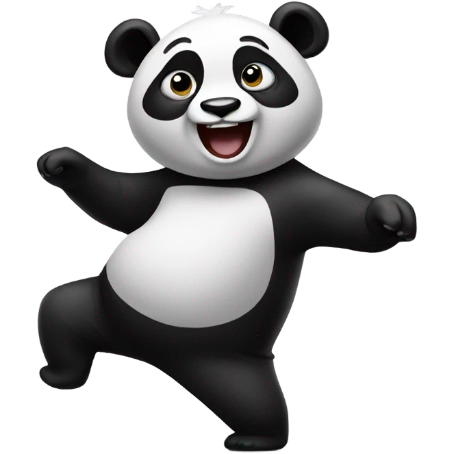 Panda dancing emoji