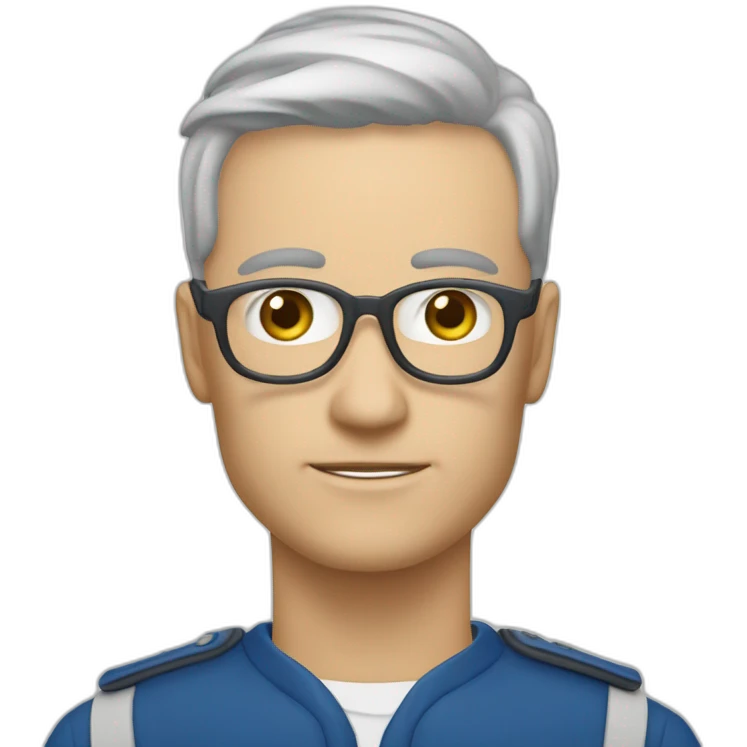 Blauer kreis mit einen weißen haken in der mitte emoji