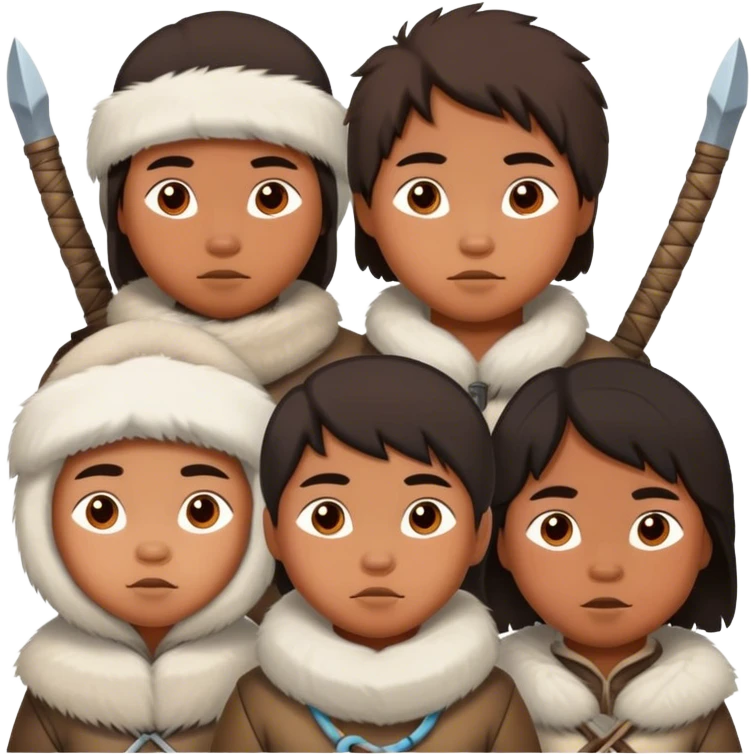 Inuit children emoji
