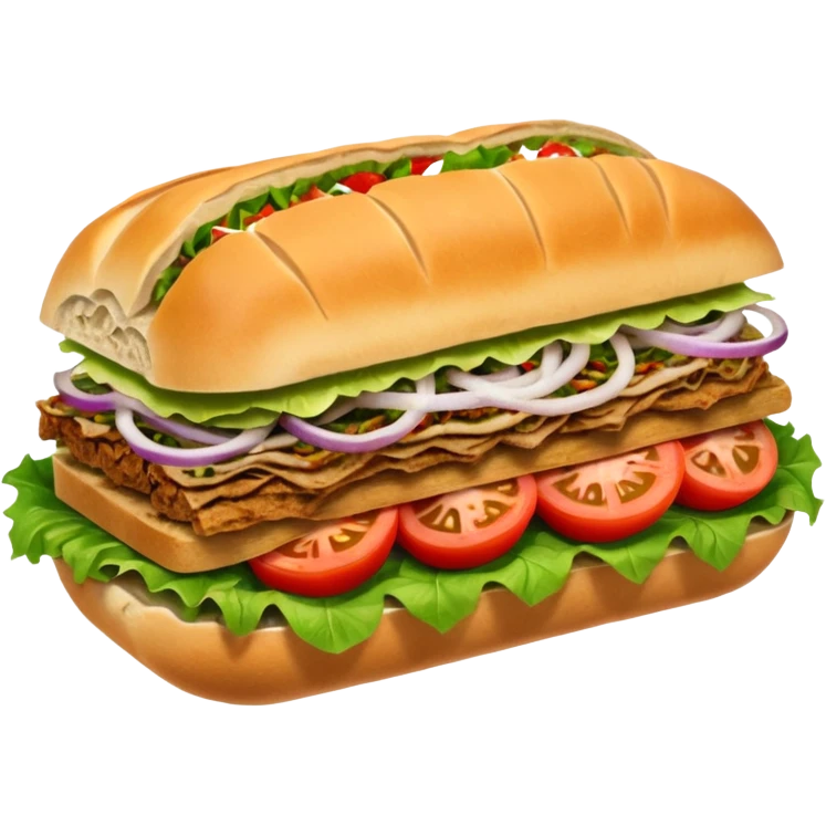 Döner‑Fladenbrot, frisch aufgebacken, leicht geröstet, gefüllt mit saftigem Dönerfleisch, knackigem Salat, Tomaten, Zwiebeln und Kräutersauce. Warme Food‑Fotografie, hohe Details, weiches Licht, Fokus auf Texturen, appetitlich, moderne Restaurant‑Ästhetik, natürliche Farben. emoji