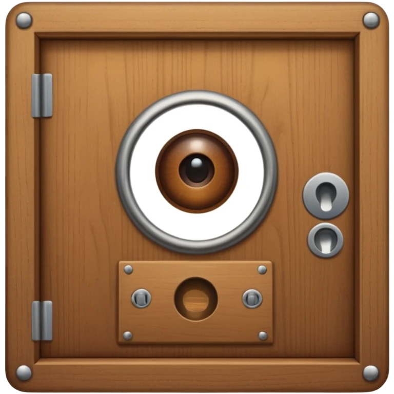 door with a peephole emoji