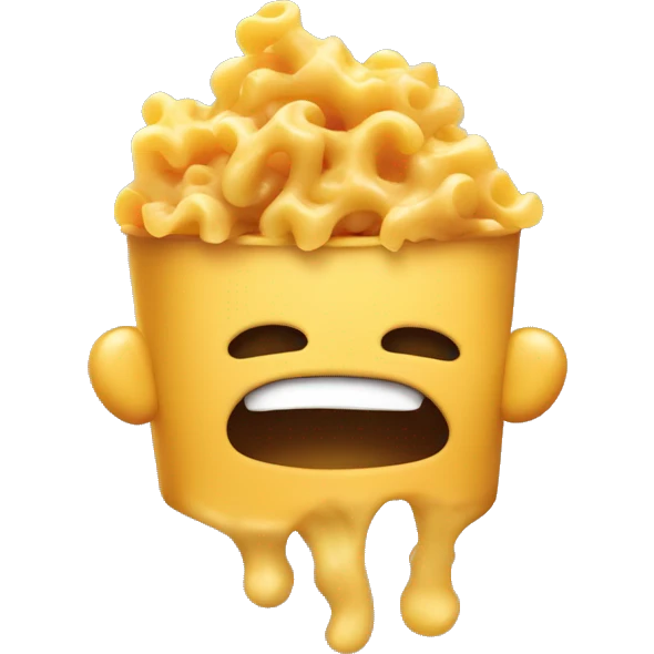 my mac and cheese stinks face emoji