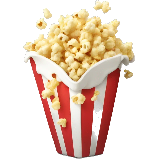 smily eating popcorn emoji