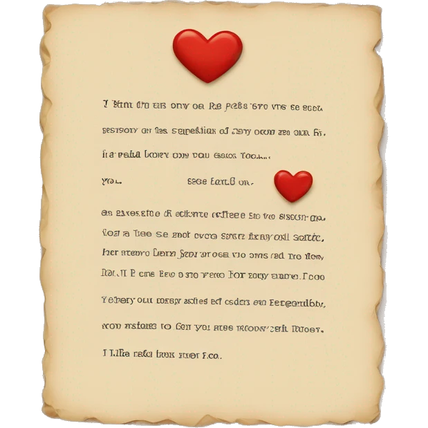 Love letter  emoji